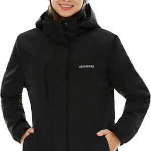 Venustas Women’s Sz 2XL 3-in-1 Heated Hooded Coat with Battery NWT